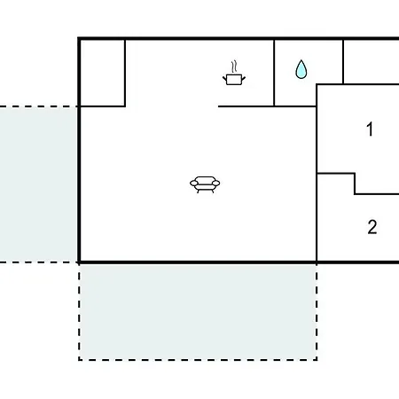 Feriehus Fantastisk Hus Med 2 Soveværelser I Hejls